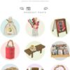 Dollhouse Miniature with Furniture, DIY Dollhouse Kit, 3D Assembled Handmade House Mini Cabin Toy, - Image 8