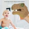 Dinosaur Hand Puppet, Dinosaur Head Hand Puppet Kids Parents Interactive Stories Role Play - Image 6