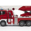 Bruder Scania R-Series Fire Engine Slewing Ladder, Water Pump and Lights and Sounds Module - Image 6