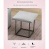 JSMY Leather Square Stool, Multifunction Cube Chair Sofa Stool Space-saving Living Room Combination - Image 7