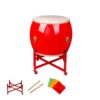 GAGALU Chinese Traditional Cowhide Drum, Playing Drum, Celebration Playing Instrument, with Drum - Image 2