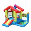 WRJY Kids Bouncy Castle Home Toy House Amusement Park Small Trampoline Naughty Castle Water Slide - Image 7