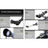 Gerrit Astronomical Telescope 50MM Large-Aperture Refracting Telescope, 45° Zenith Mirror, - Image 6