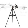 Telescope for Astronomy Beginners, Portable 80Mm Refractor Travel Telescope for Camping, Great for - Image 7
