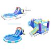 LANGWEI Inflatable Jumping Castle for Kids, 4 in 1 Castle Bounce House with 2 Slides, Climbing Wall - Image 8