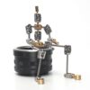 UGNJRMTA Stop Motion Animation Character Skeleton, Stainless Steel Movie Animation Puppet,Metal - Image 2