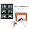 Shadow Puppet Theater, Kid's DIY Shadow Puppets Toys Creativity Educatiol Handmade Shadow Puppet - Image 3