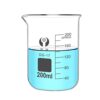 MYIME Laboratory glass beaker, measuring cup beaker set PCS glass beaker measuring cup glass - Image 4