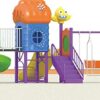 RBWTOYS RBW TOYS Outdoor Playground 6 in 1 Set with Double Slide, Round S- slide, Small House & 1 - Image 4