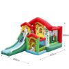 WRJY Kid Children's Indoor Inflatable Castle Outdoor Inflatable Slide Indoor Small Trampoline - Image 3