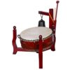 Taiwan Xiaofa Drum Set Practising Xiaotambourine Cowhide Flat Drum Solid Wood Drum Buddha Hall - Image 7