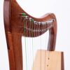 Lyre Harp Hard Mahogany 15-note Lyre Harp Set Portable Harp With Tuning Wrench,Spare String, Black - Image 5