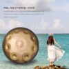 STORYSUNG Handpan Drum 9 Notes 22 Inches Tongue Drum Mandala Tank Drum Steel Percussion Drum - Image 5
