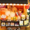 Dollhouse Miniature with Furniture, DIY Dollhouse Kit, 3D Assembled Handmade House Mini Cabin Toy, - Image 4