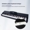 GAGALU 88-Key Standard Hammer Keyboard, Including Music Stand + Power Supply + Three Pedals, 128 - Image 3