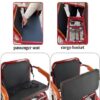 SDFhNest Folding Adult tricycles with Back seat,Elderly Rickshaw Pedals Tricycle,Trike with Shock - Image 8