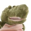24cm Kids Animal Hand Puppet with Working Mouth for Imaginative Play - Crocodile - Image 3