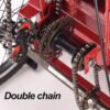 SDFhNest Folding Elderly Rickshaw Pedal Tricycle with Rear seat,20inch Passenger Trike,6 Variable - Image 6