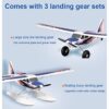 Rc Plane 4 Channel Remote Control Airplane 1400mm (55") Wingspan With Flaps LED Water Plane With 3 - Image 6