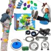 Hyponix Zip Lines for Kids and Adults Outdoor up to 350 Lbs - 160 ft / 120 ft - 100% Rust Proof - Image 2
