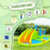 FBSPORT Inflatable Bounce House Double Slide，Water Slide Park Castle w/ Water Gun，Climbing - Image 8