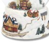 BGSFF Musical Boxes Music Boxes 12 * 16.5CM Santa Sleigh Snow Ball Crystal Ball Music Box Craft Home - Image 4
