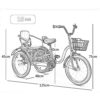 Outdoor Riding Three Wheel Bikes For Kids Boys Girls Tricycles 16 18 Inch 3 Wheel Bikes Cruise - Image 3