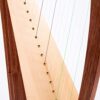 Lyre Harp Hard Mahogany 15-note Lyre Harp Set Portable Harp With Tuning Wrench,Spare String, Black - Image 6