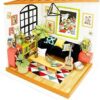 Valentine's Day and Birthday Creative Gifts, Unisex, DIY Wooden Mini Doll House Kit, Mini Living - Image 2