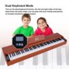 GAGALU 88-Key Standard Hammer Keyboard, Including Music Stand + Power Supply + Three Pedals, 128 - Image 6