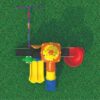 RBWTOYS Swings, Double Slides, Round S - Slide & Tube Slide Play Toys Set For Kids - 600x400x340cm - Image 4