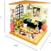Valentine's Day and Birthday Creative Gifts, Unisex, DIY Wooden Mini Doll House Kit, Mini Living - Image 7