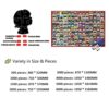 Adult Wooden Puzzles, Crazy Cats, Cats in Various Poses, Abstract Art (500-6000 Pieces), - Image 3