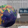 BGSFF World Globe,360° Rotation Globe Constellation (Dia 32cm) Educational Geographic Modern Desktop - Image 9