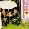 SXPC Kids Toys Diy Dollhouse Assemble Wooden Miniatures Doll House Furniture Miniature Dollhouse - Image 7