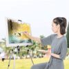 BGSFF Easel Reinforced Artist Easel Stand Extra Thick Aluminum Metal Tripod Display Easel 54 * 460CM - Image 4