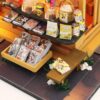 Dollhouse Miniature with Furniture, DIY Dollhouse Kit, 3D Assembled Handmade House Mini Cabin Toy, - Image 6