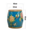 KAFELE Hand-Painted Drum Stool Contains Drum Stick + Drum Pad Round Stool/Low Stool/Dressing Stool - Image 4
