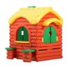 Ideal Trading Kids Orange Candy Playhouse Toddlers Playhouse Indoor Outdoor Villa Backyard Play - Image 3