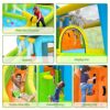 FBSPORT Inflatable Bounce House Double Slide，Water Slide Park Castle w/ Water Gun，Climbing - Image 5