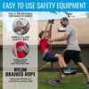 Hyponix Zip Lines for Kids and Adults Outdoor up to 350 Lbs - 160 ft / 120 ft - 100% Rust Proof - Image 5