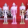 Christmas Nutcracker Decorations, 31cm Nutcracker Soldier Puppet Wood Material, Traditional Retro - Image 7