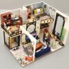 Alacvtua DIY Dollhouse Kit Dollhouse Miniature DIY House Kit,Assembled Cabin Dreamhouse For - Image 6