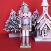Christmas Nutcracker Decorations, 31cm Nutcracker Soldier Puppet Wood Material, Traditional Retro - Image 3