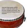 Taiwan Xiaofa Drum Set Practising Xiaotambourine Cowhide Flat Drum Solid Wood Drum Buddha Hall - Image 4