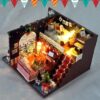 UDYGQM 3D Puzzles DIY Christmas Miniature Dollhouse Kit Realistic Mini 3D Wooden House Room Craft - Image 5