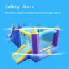 LANGWEI Inflatable Jumping Castle for Kids, 4 in 1 Castle Bounce House with 2 Slides, Climbing Wall - Image 6