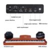 GAGALU 88-Key Standard Hammer Keyboard, Including Music Stand + Power Supply + Three Pedals, 128 - Image 5
