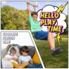 Trailblaze Ninja Warrior Obstacle Course for Kids - Ultimate Outdoor Fun 2x55 Ft Ninja Slackline - Image 9