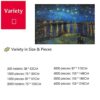 JW-MZPT Famous Painting Puzzle, Decompression Educational Toy Creative Parent-Child Interaction - Image 3